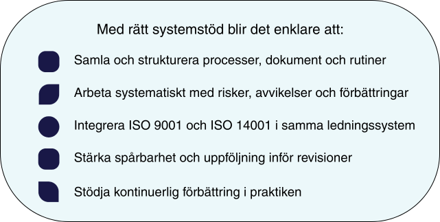 ISO 9001 och ISO 14001 - infographic #3
