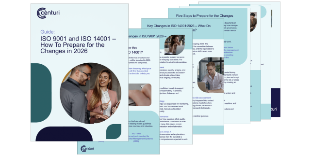 Preview guide - Changes in ISO 9001 and ISO 14001-1
