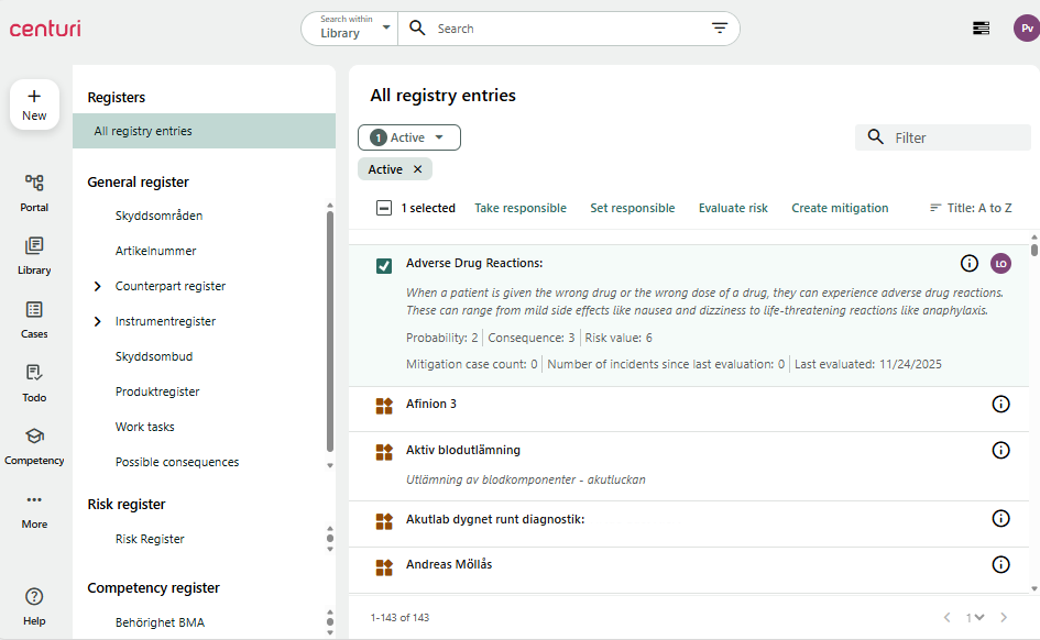 inage of resister management in Centuri