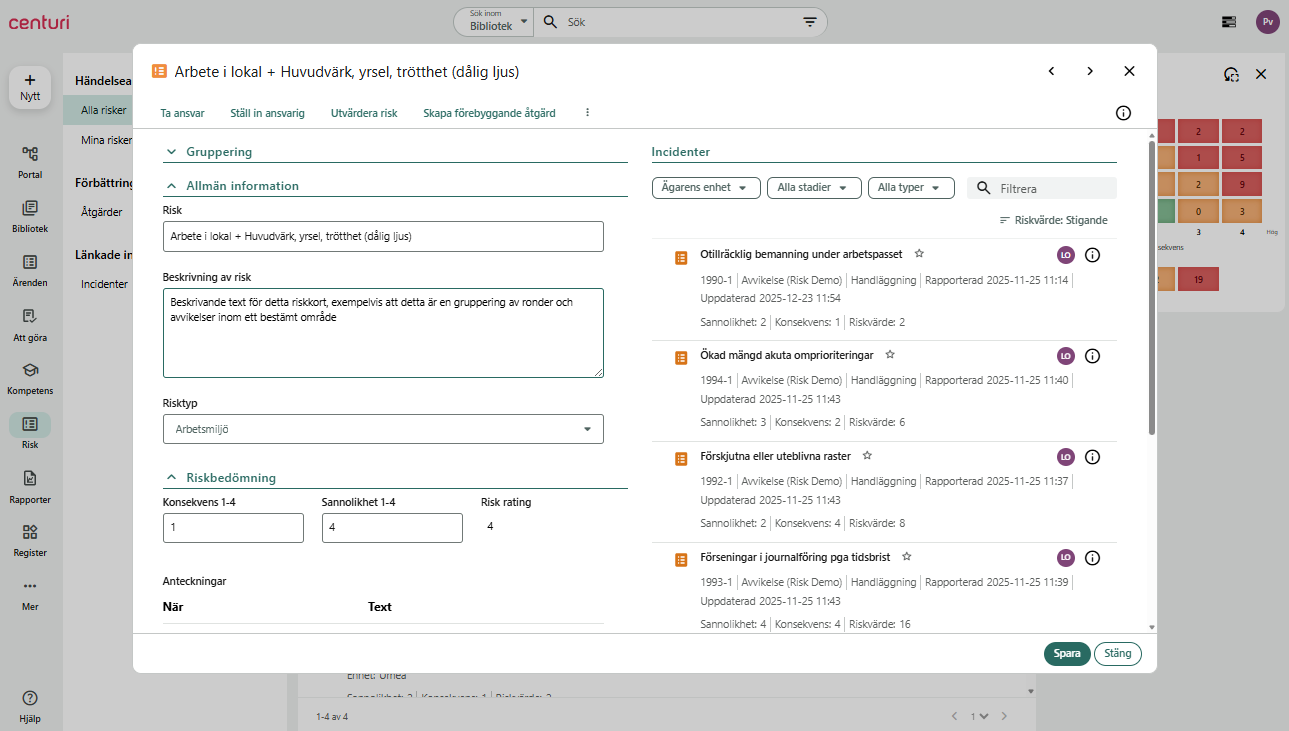 bild på kopplade risk-åtgärder