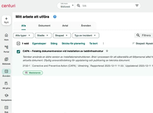 bild på hur ärendehantering ser ut
