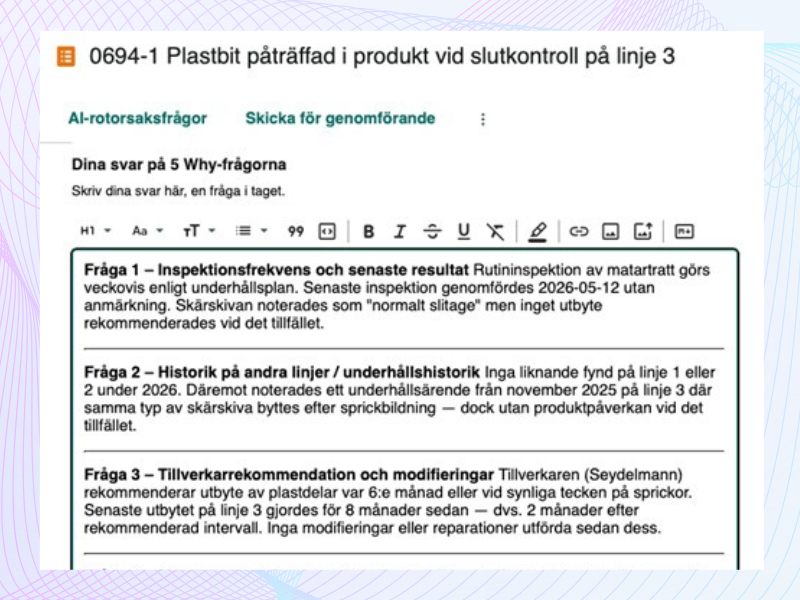 Centuri-AI-avvikelseanalys