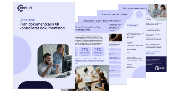Preview guide - Från dokumentkaos till kontrollerat dokumentstöd