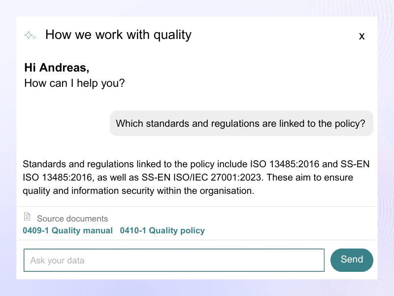 image of how we work with quality and ai