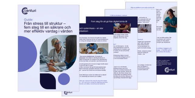 Guide: Från systemstress till struktur i vården