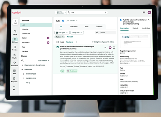 bild på en dator som visar ett ledningssystem i Centuri